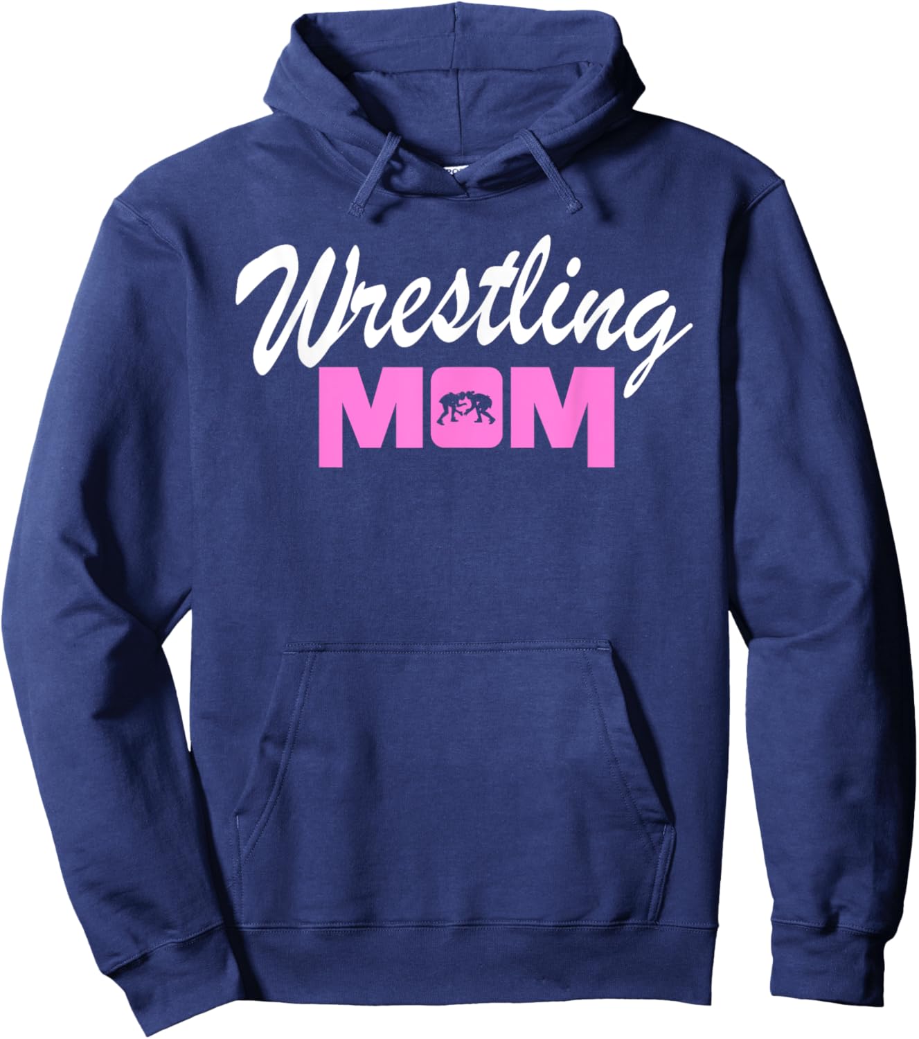 Funny Wrestling Mom for Wrestler Fans Wrestling Women Hoodie - Hoodie | Navy