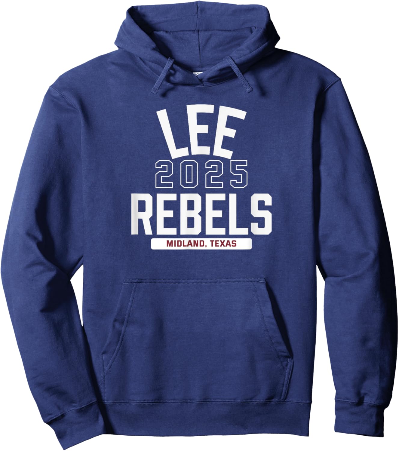 Lee Rebels Midland, Texas 2025 Hoodie - Hoodie | Navy