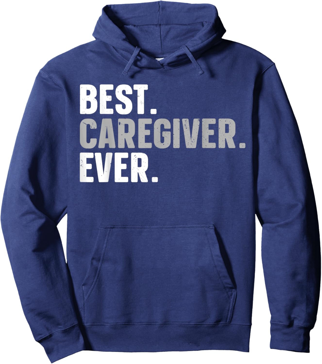 Funny Caregiver Design Women Caregiving Caregiver Hoodie - Hoodie | Navy