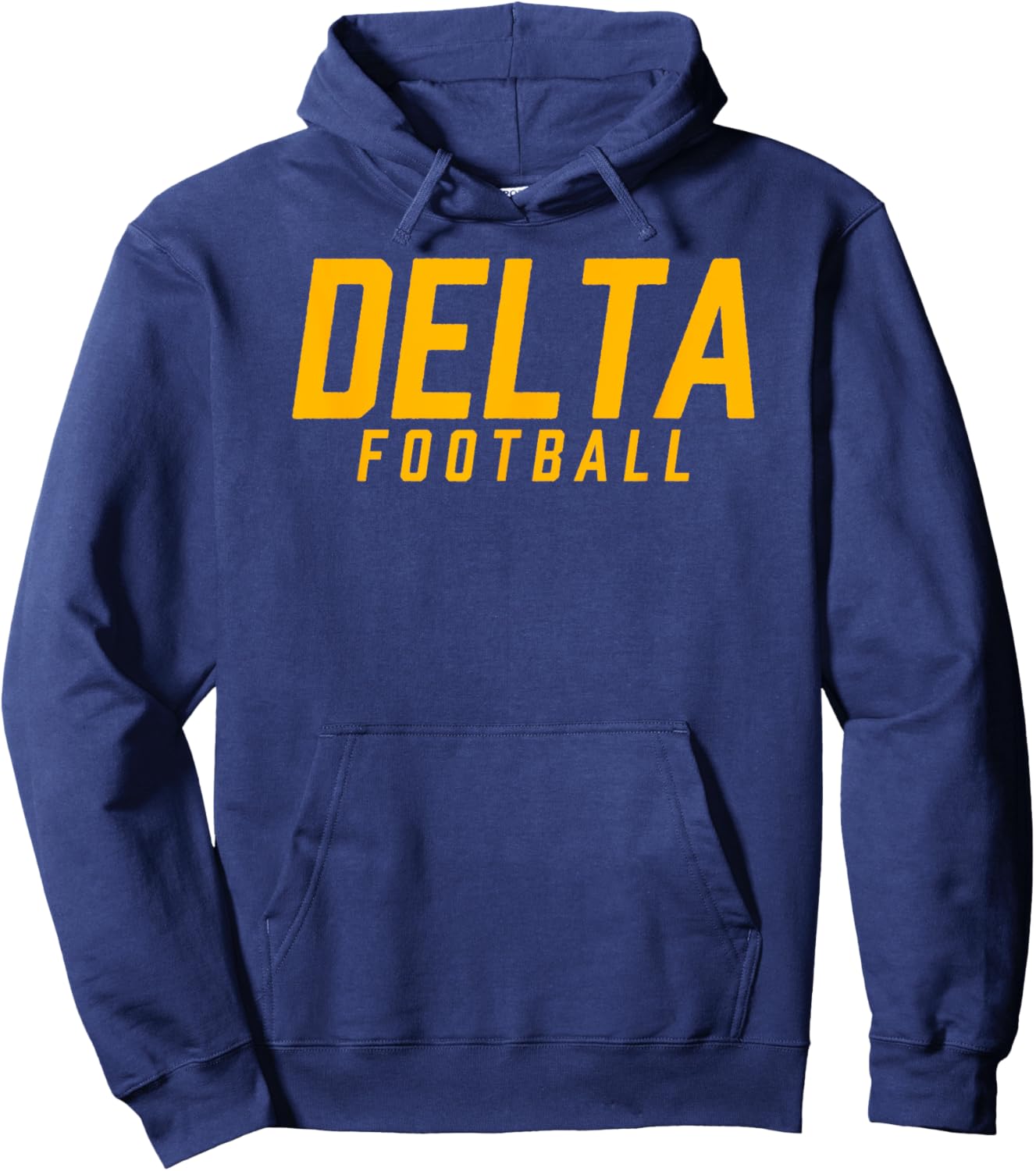 Delta High School Football Team Hoodie - Hoodie | Navy