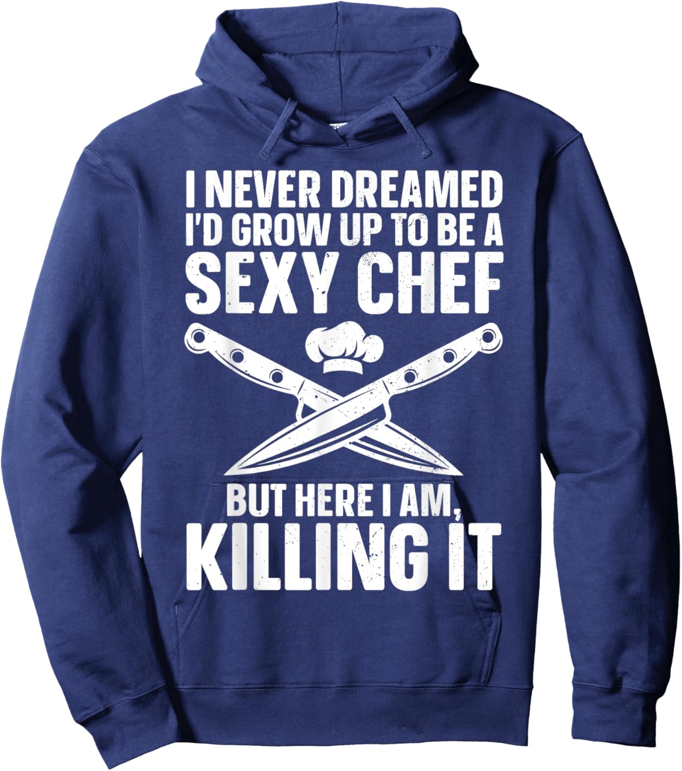 Funny Chef Design Women Cooking Culinary Cook Chef Hoodie - Hoodie | Navy