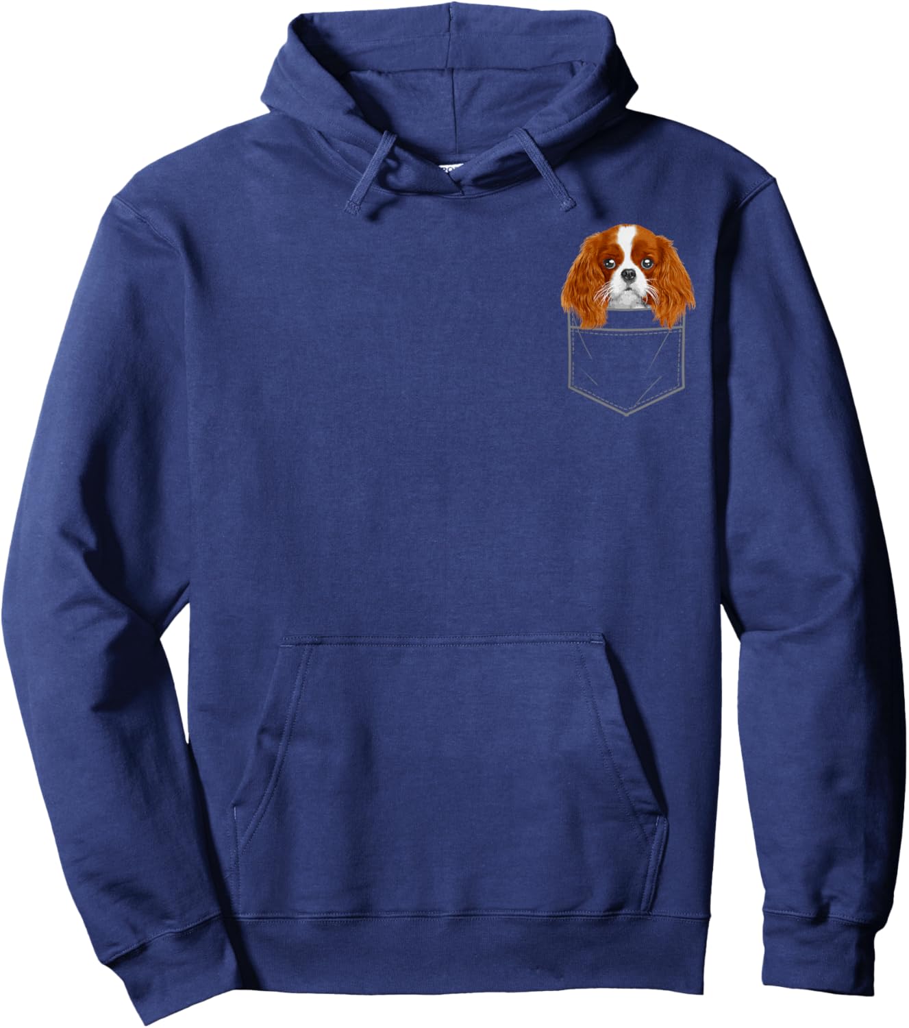 Cavalier King Charles Design Women Cavalier Spaniel Hoodie - Hoodie | Navy