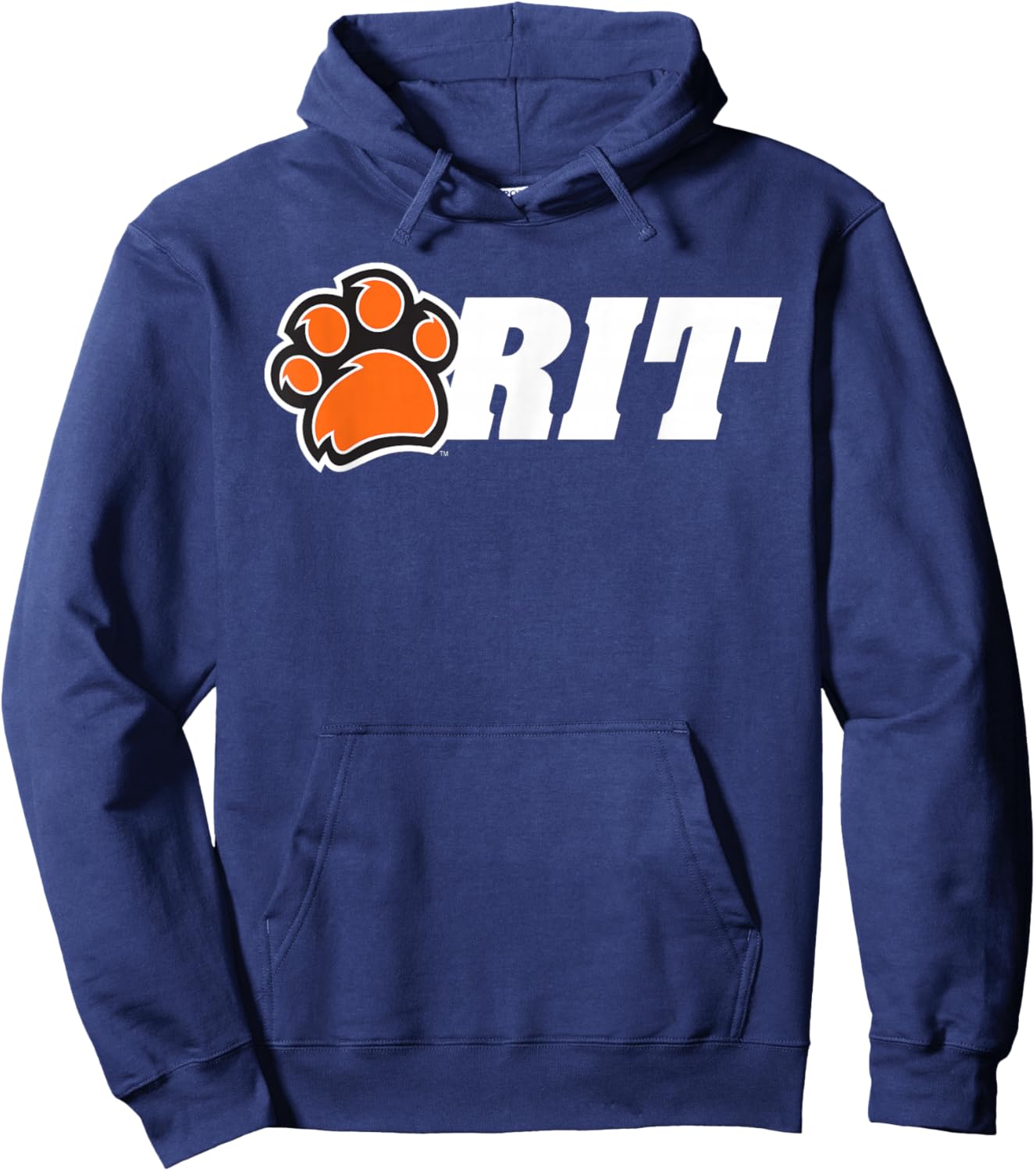 Rochester Institute of Technology RIT Paw Logo Hoodie - Hoodie | Navy