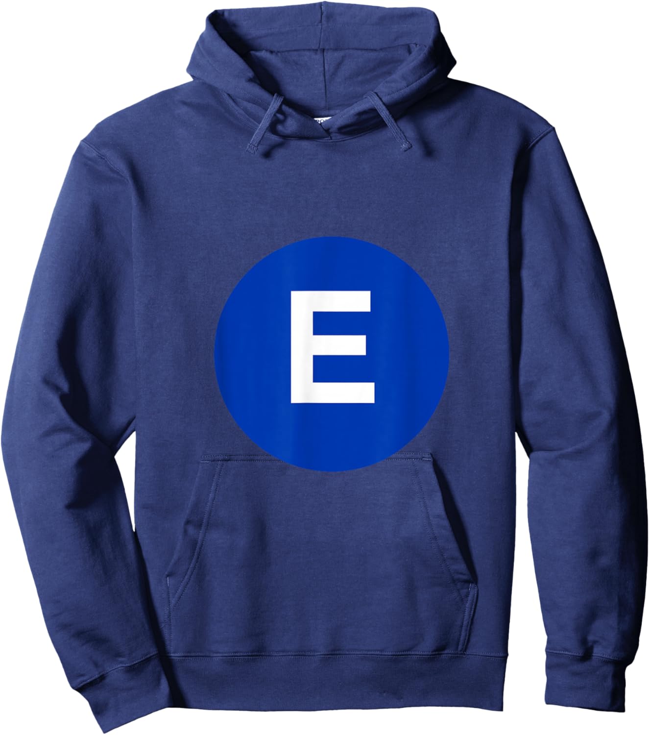 E Line - NYC Subway Train - Queens Boulevard Hoodie - Hoodie | Navy