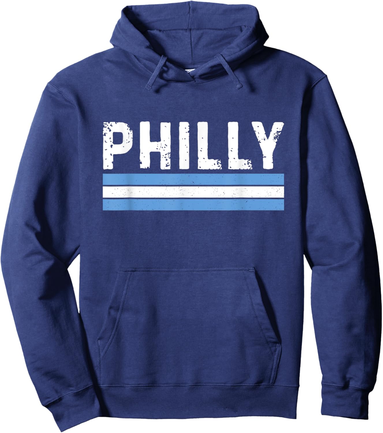 Philly Retro Vintage Philadelphia Pennsylvania Tourism Gift Hoodie - Hoodie | Navy