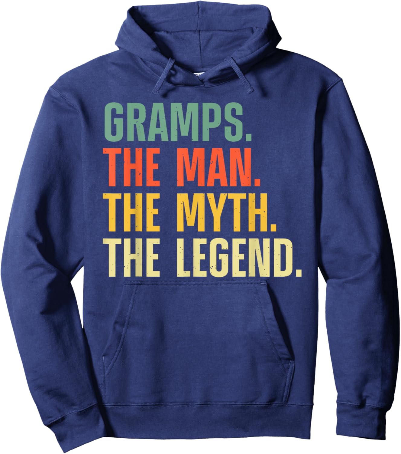 Gramps Design For Grandpa Grandfather From Grandkids Gramps Hoodie - Hoodie | Navy