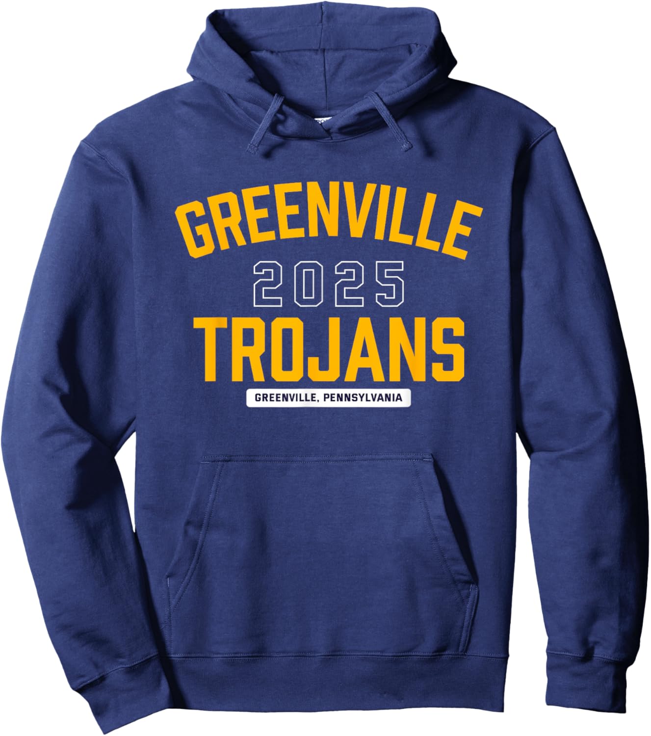 Greenville Trojans Greenville, Pennsylvania 2025 Hoodie - Hoodie | Navy