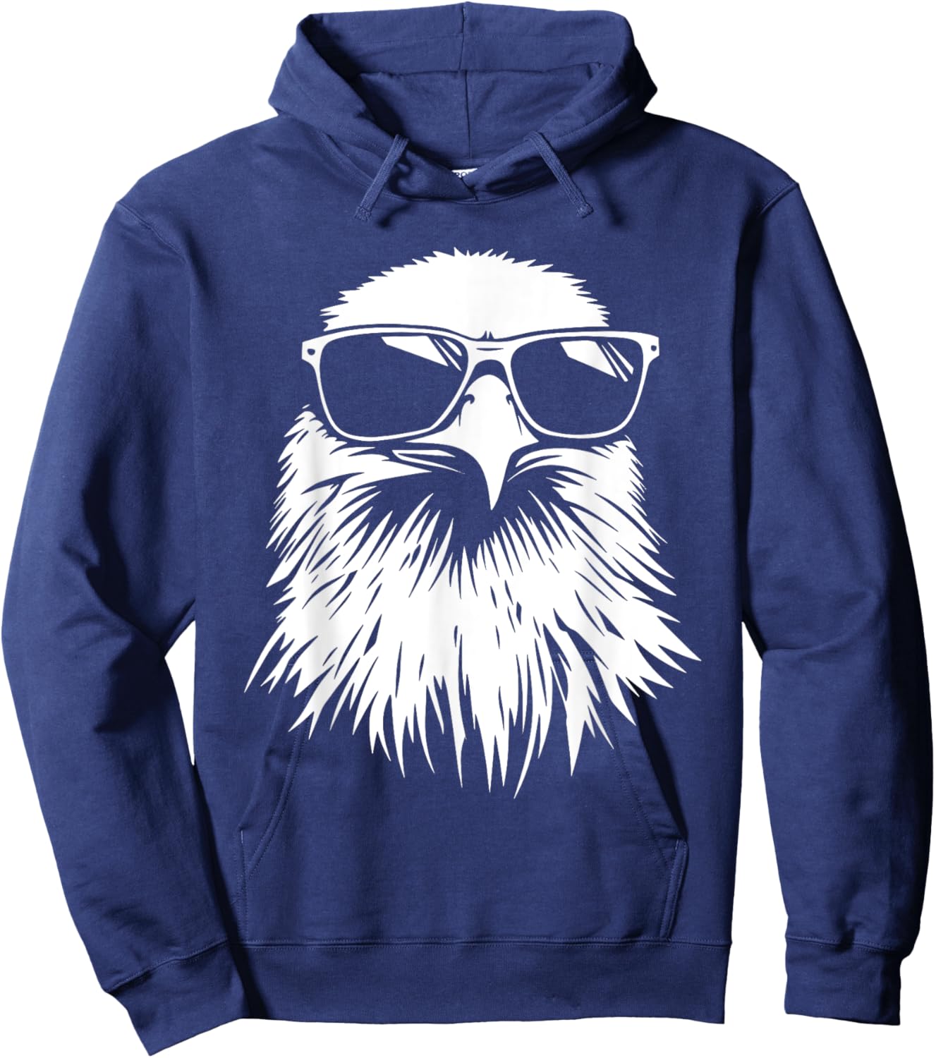 Vintage Eagle Graphic Hoodie - Hoodie | Navy