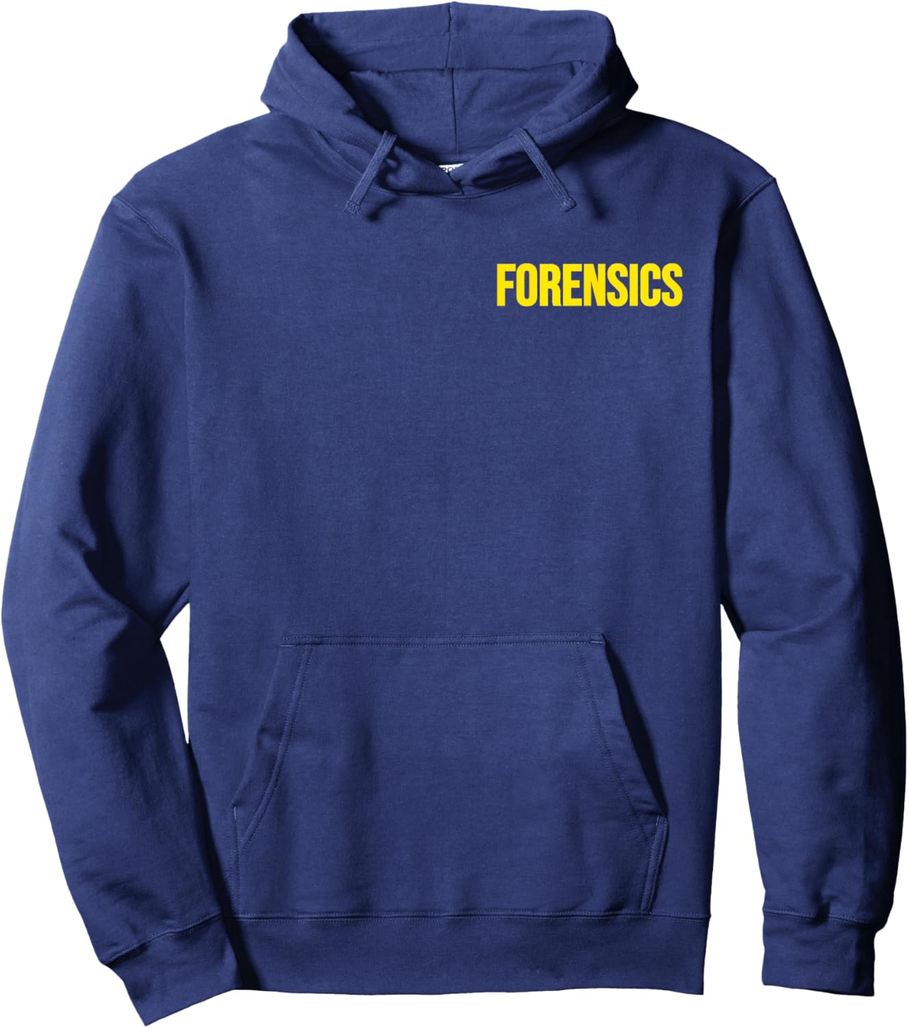 Forensics Police Crime Investigator Uniform Costume Hoodie - Hoodie | Navy
