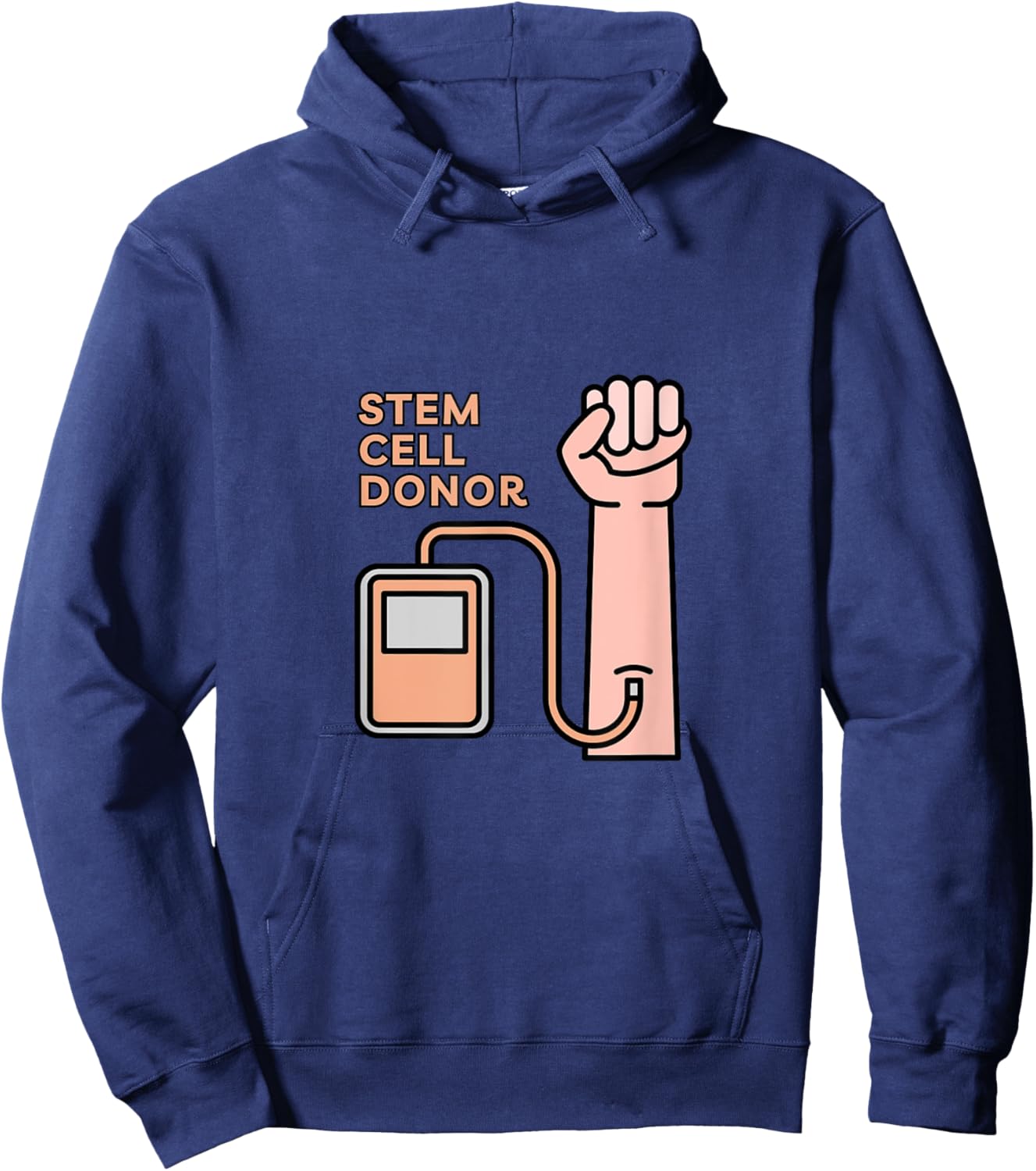 Stem Cell Transplant Donor Cancer - Cute Tops, & Gear Hoodie - Hoodie | Navy