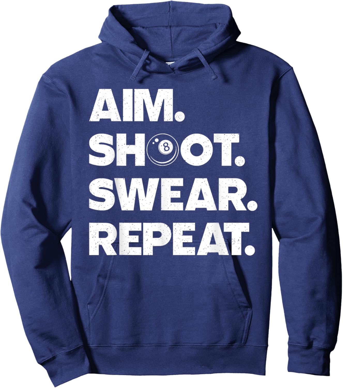 Funny Billiard Art Women Billiard Player Pool Lover Hoodie - Hoodie | Navy