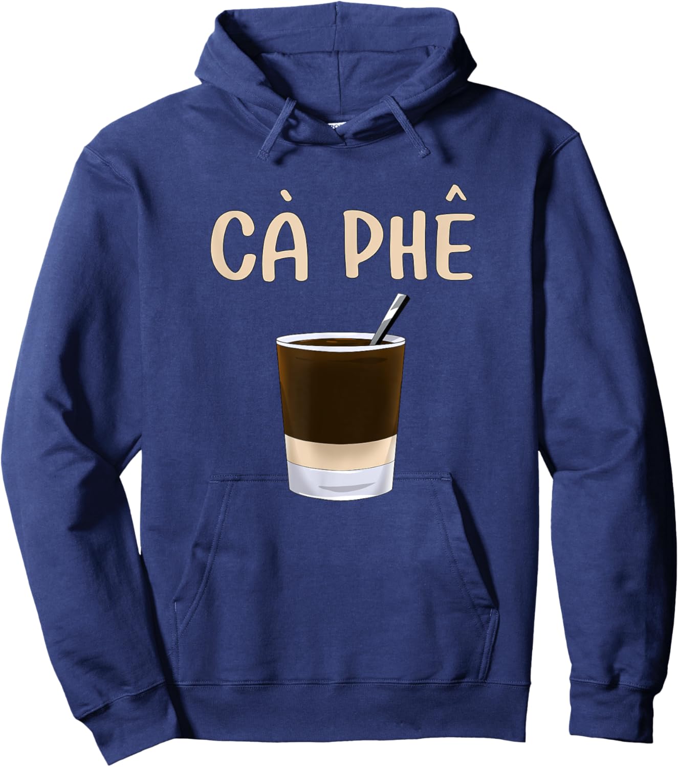 Vietnam Proud Vietnamese Viet Coffee Ca Phe Sua Da Hoodie - Hoodie | Navy
