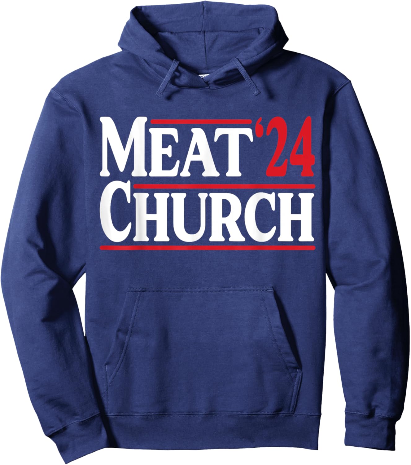 Meat Church '24 BBQ Hoodie - Hoodie | Navy