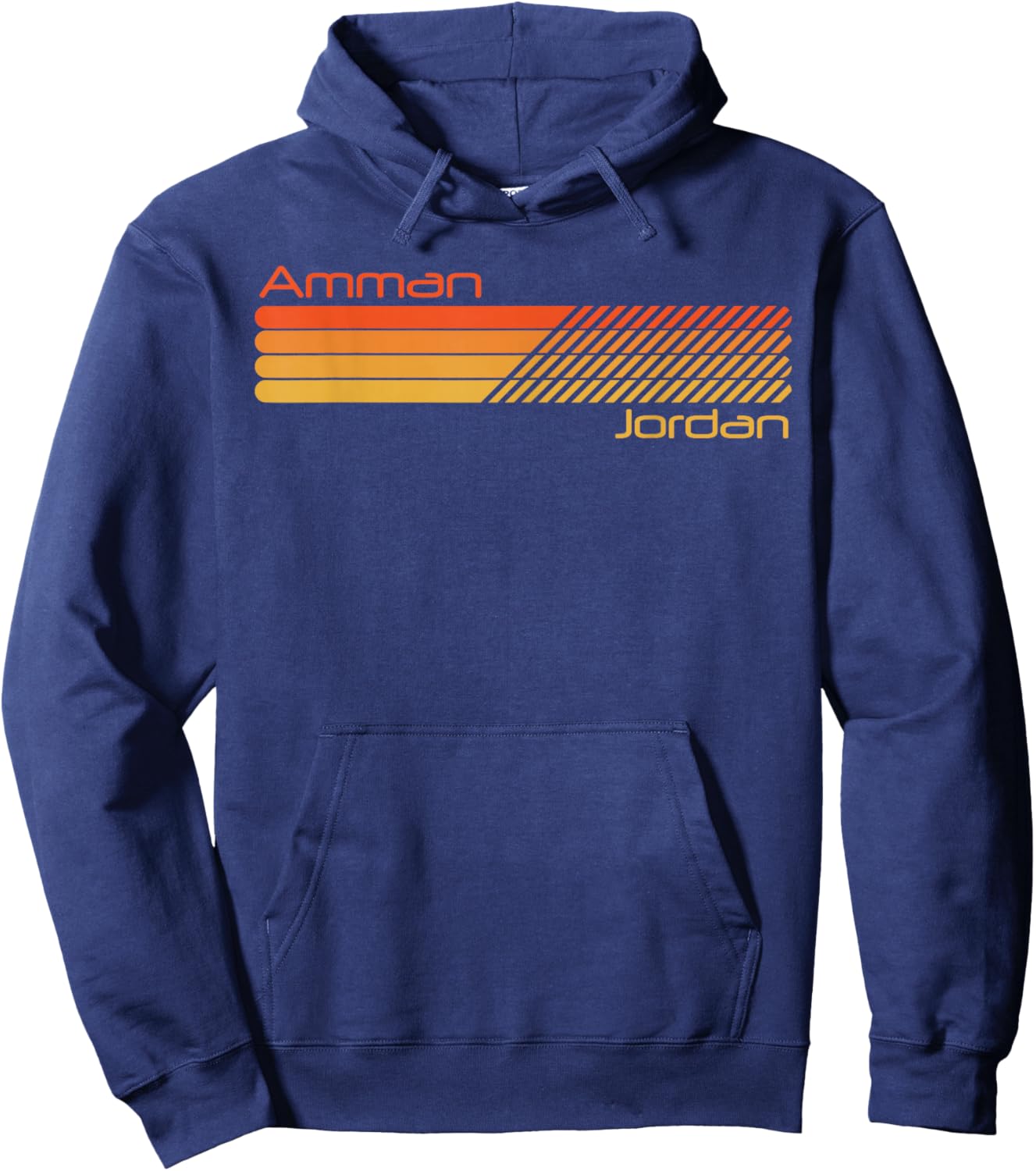 Retro Amman Jordan Hoodie - Hoodie | Navy