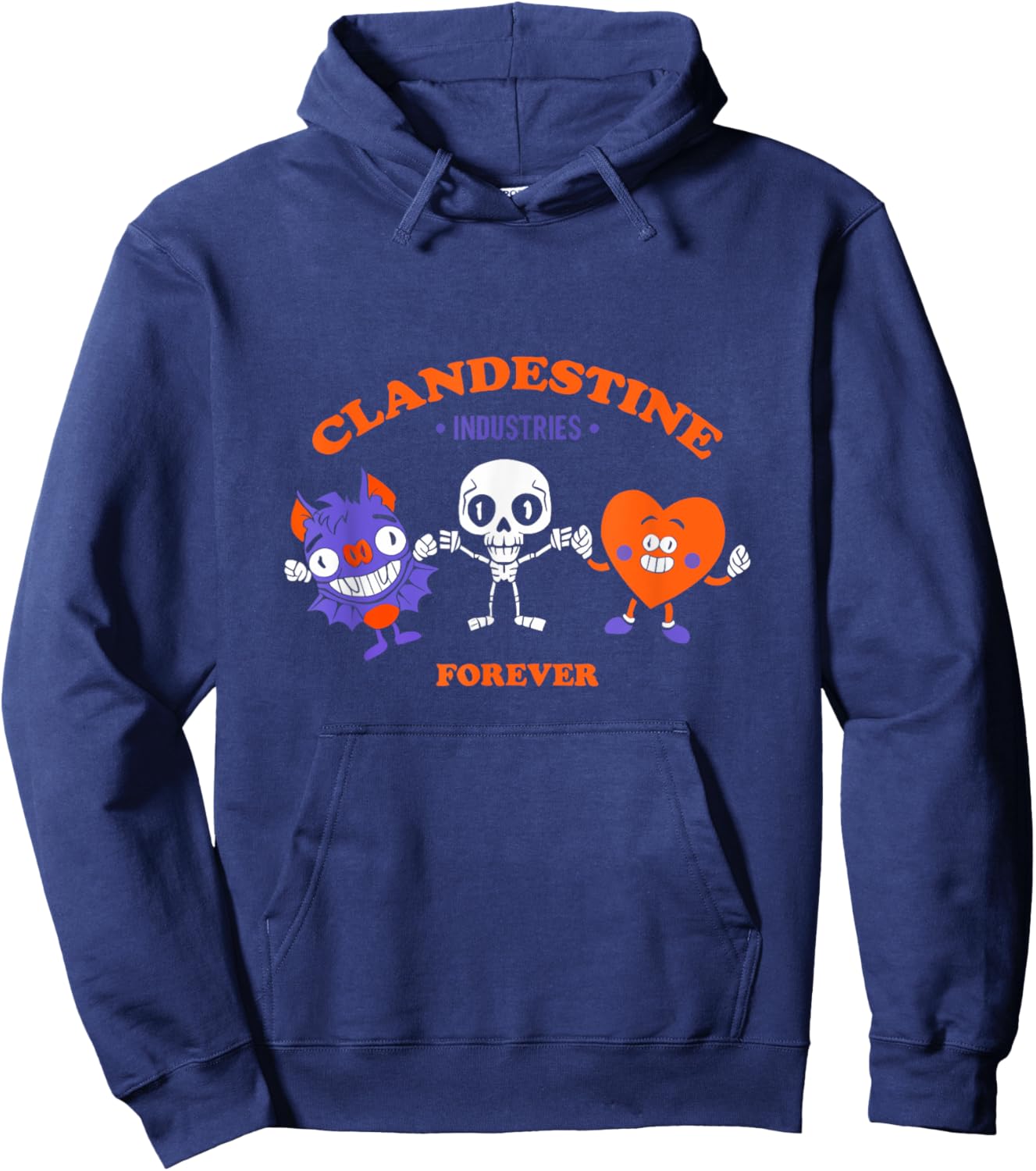 Funny Halloween Design Hoodie - Hoodie | Navy