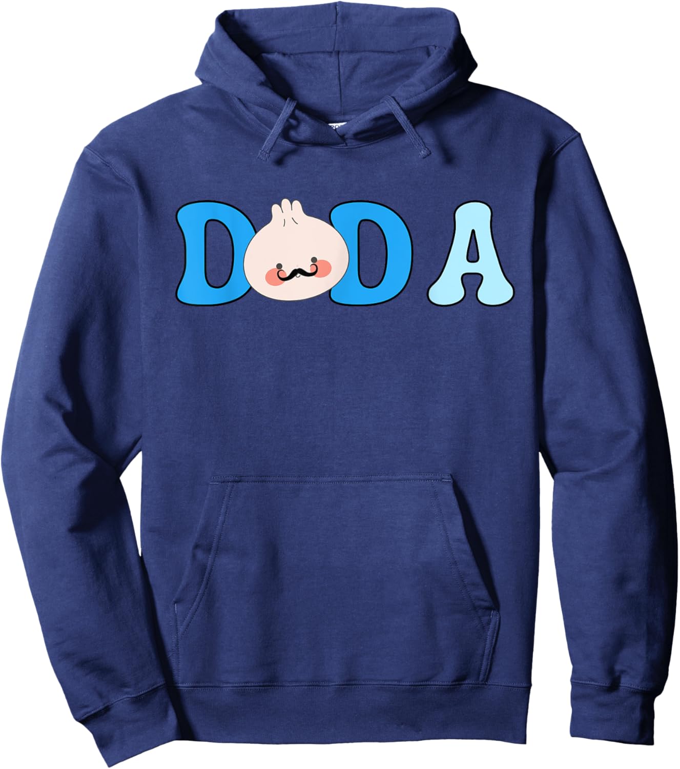 Dada Of The Dumpling First Birthday Baby Matching Top Hoodie - Hoodie | Navy