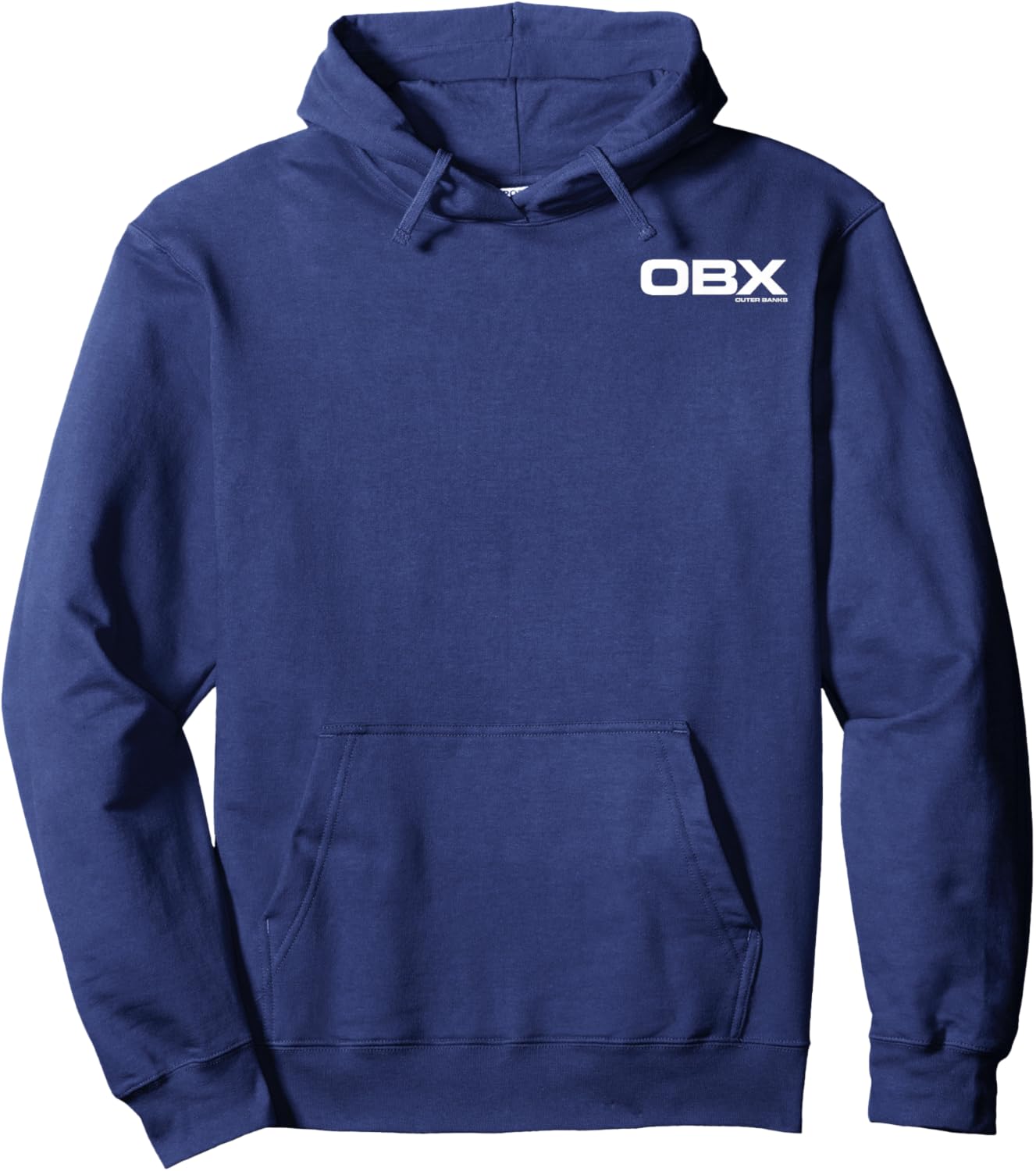 Outer Banks John B Distressed Front Back Poster Hoodie - Hoodie | Navy
