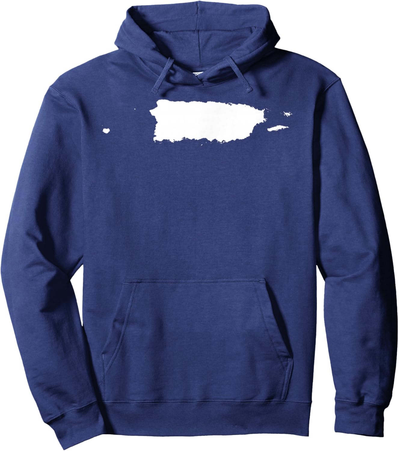 Puerto Rico Island Hispanic Boricua Rica Heritage Month Hoodie - Hoodie | Navy
