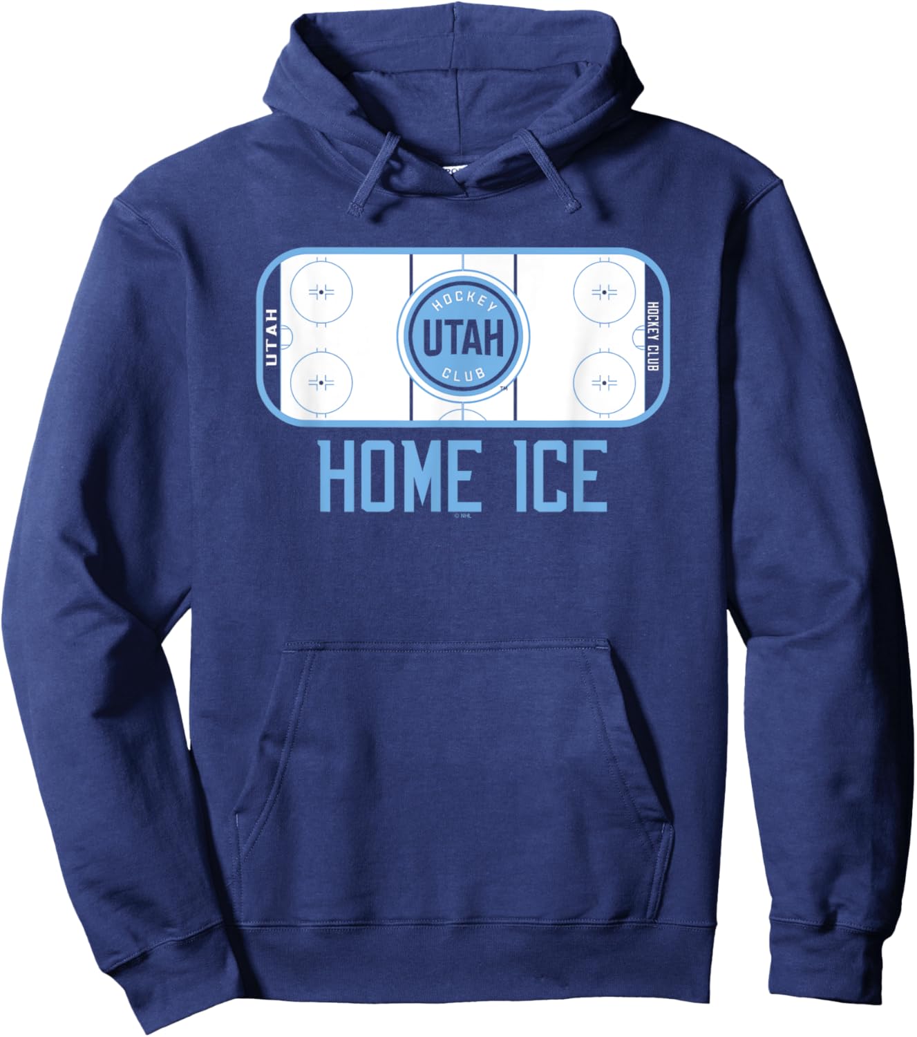 Utah Hockey Club Home Ice Black Officially Licensed Hoodie - Hoodie | Navy