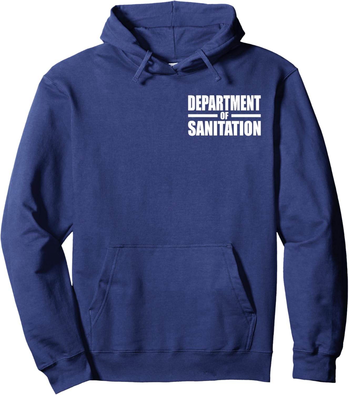 Department of Sanitation Garbage Trash Collector Uniform Hoodie - Hoodie | Navy