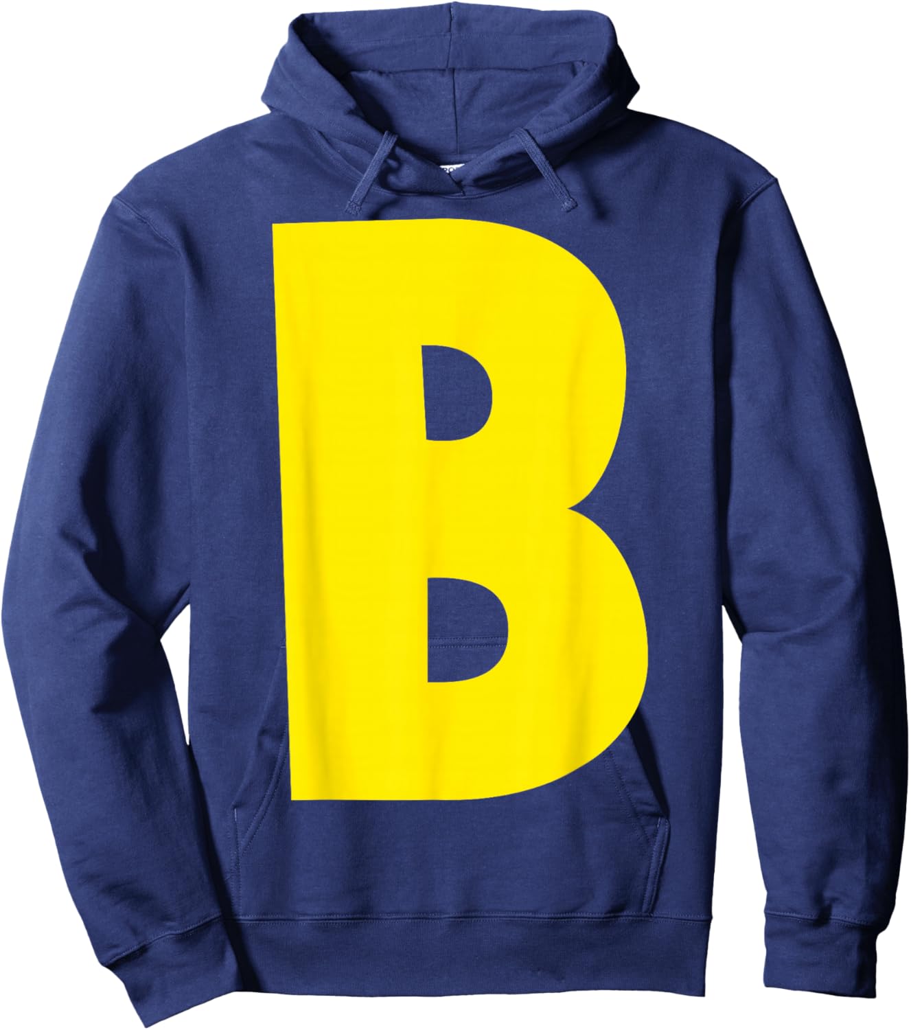 "B" Letter Chipmunk Group Matching Funny Halloween Letter B Hoodie - Hoodie | Navy
