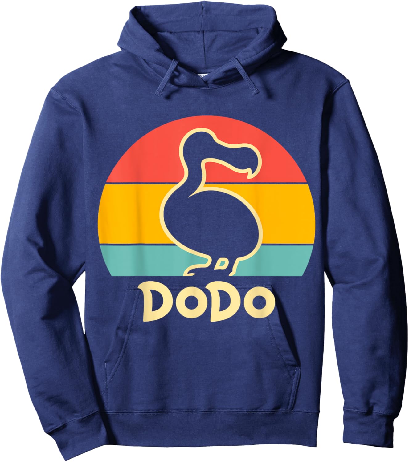 Retro Dodo Bird Animal Hoodie - Hoodie | Navy