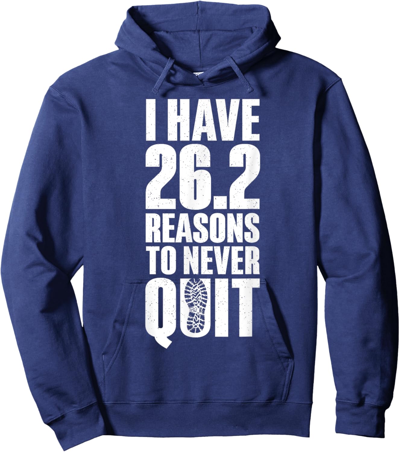 Funny 26.2 Marathon Design Women Marathon Runners Hoodie - Hoodie | Navy