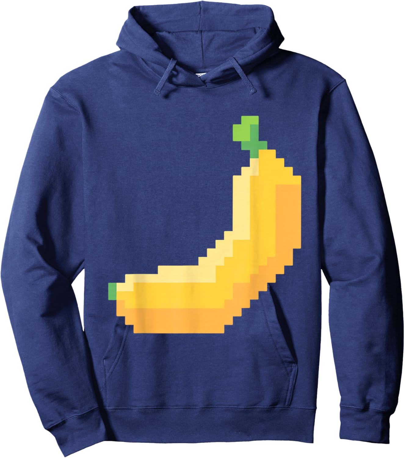 Retro Arcade Gamer 80s 8 bit Banana Costume Hoodie - Hoodie | Navy