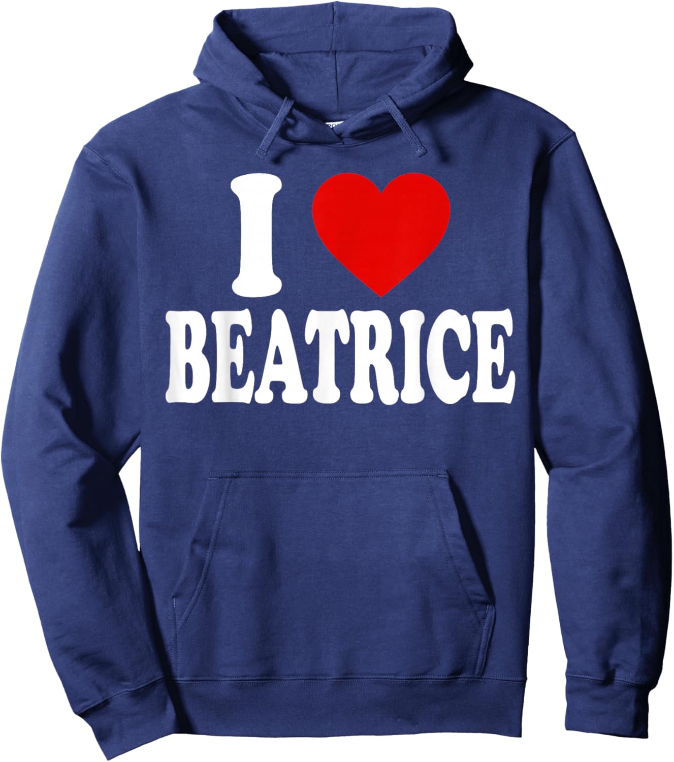 I Heart Love Beatrice Hoodie - Hoodie | Navy