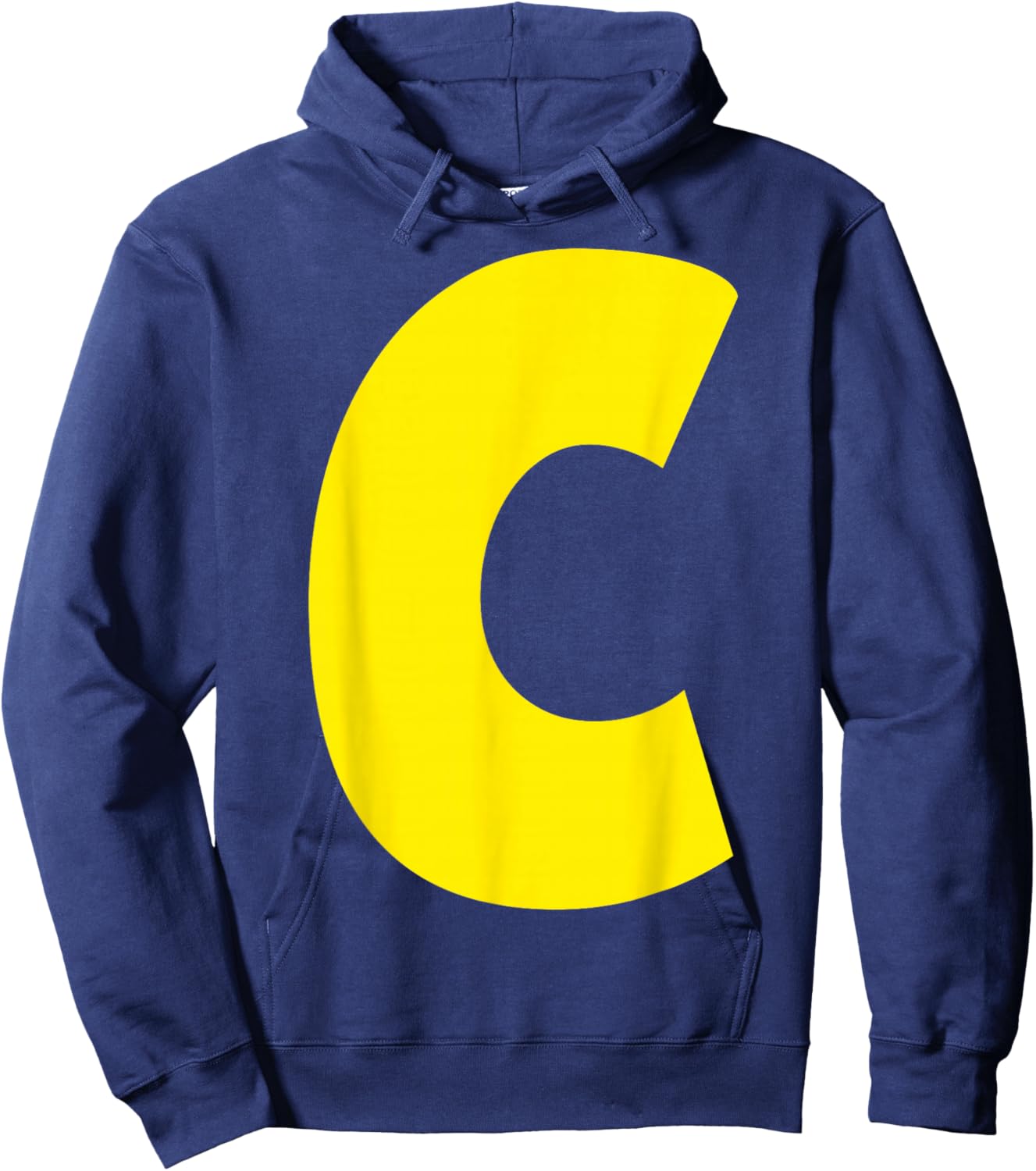 "C" Letter Chipmunk Group Matching Funny Halloween Letter C Hoodie - Hoodie | Navy