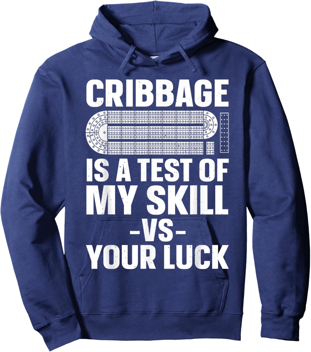 Funny Cribbage Design Women Card Game Cribbage Lover Hoodie - Hoodie | Navy