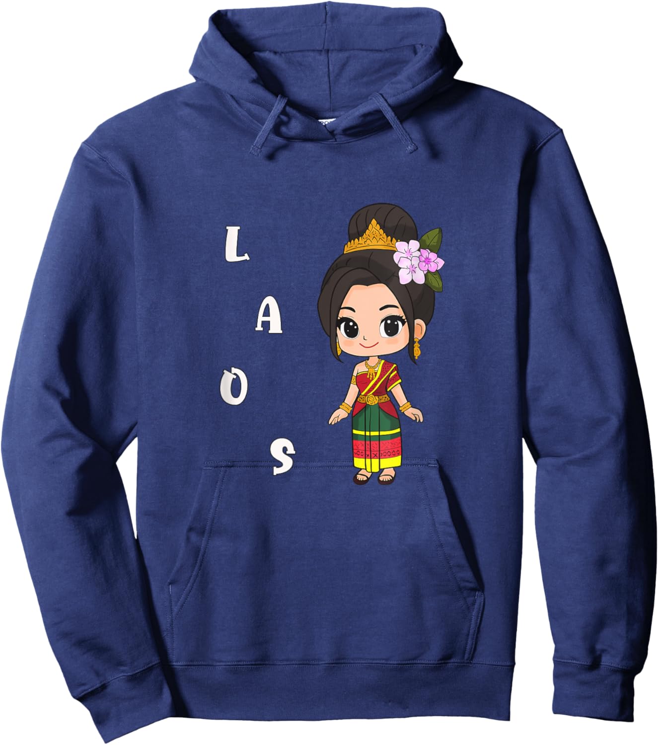 Laos Lao Laotian Happy Lao New Year Pim Mai Lao Hoodie - Hoodie | Navy