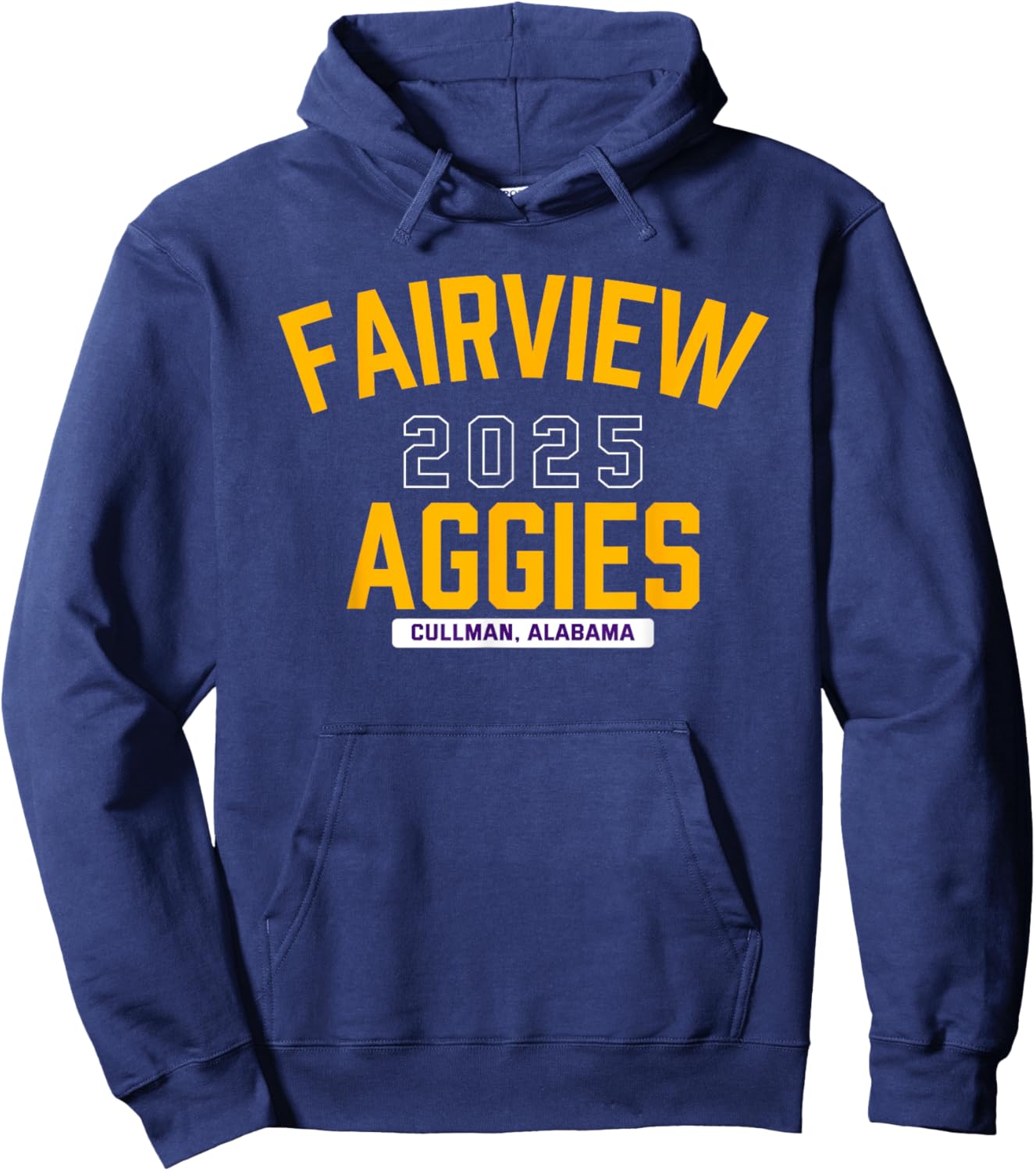 Fairview Aggies Cullman, Alabama 2025 Hoodie - Hoodie | Navy