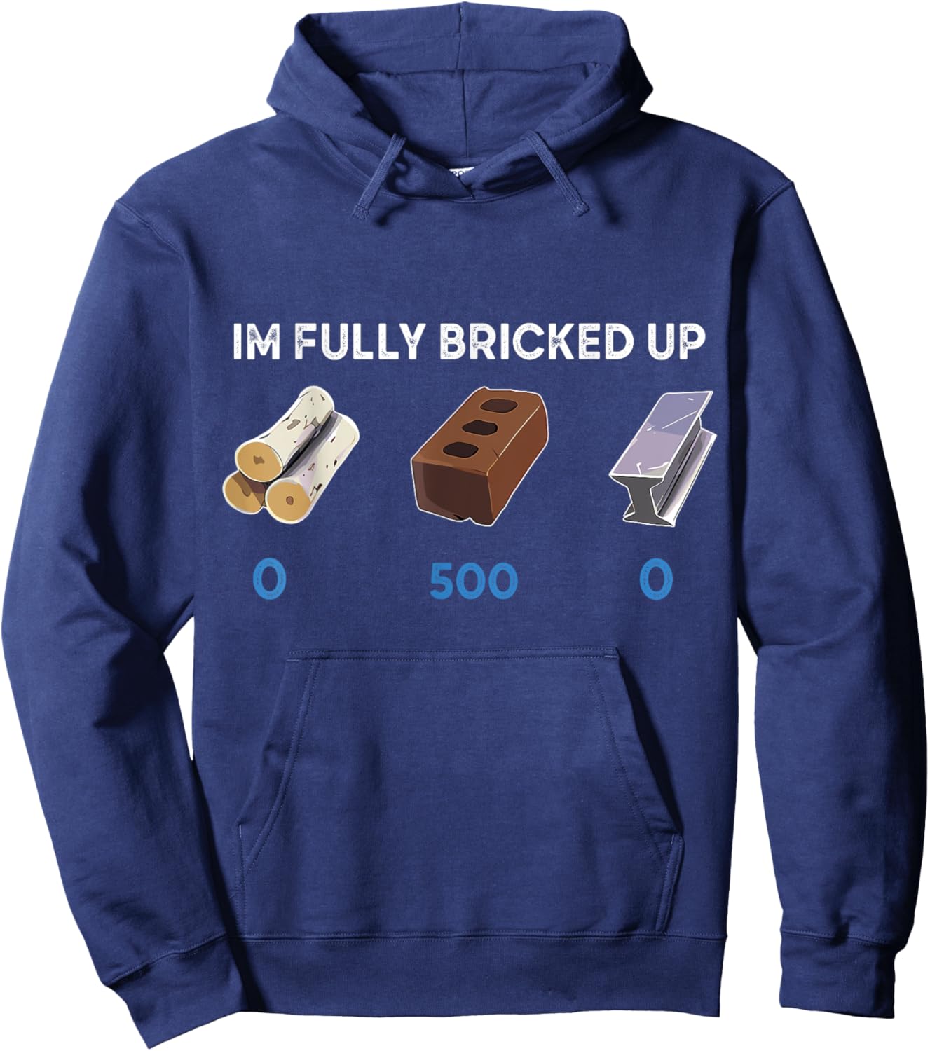 Im Fully Bricked Up Hoodie - Hoodie | Navy