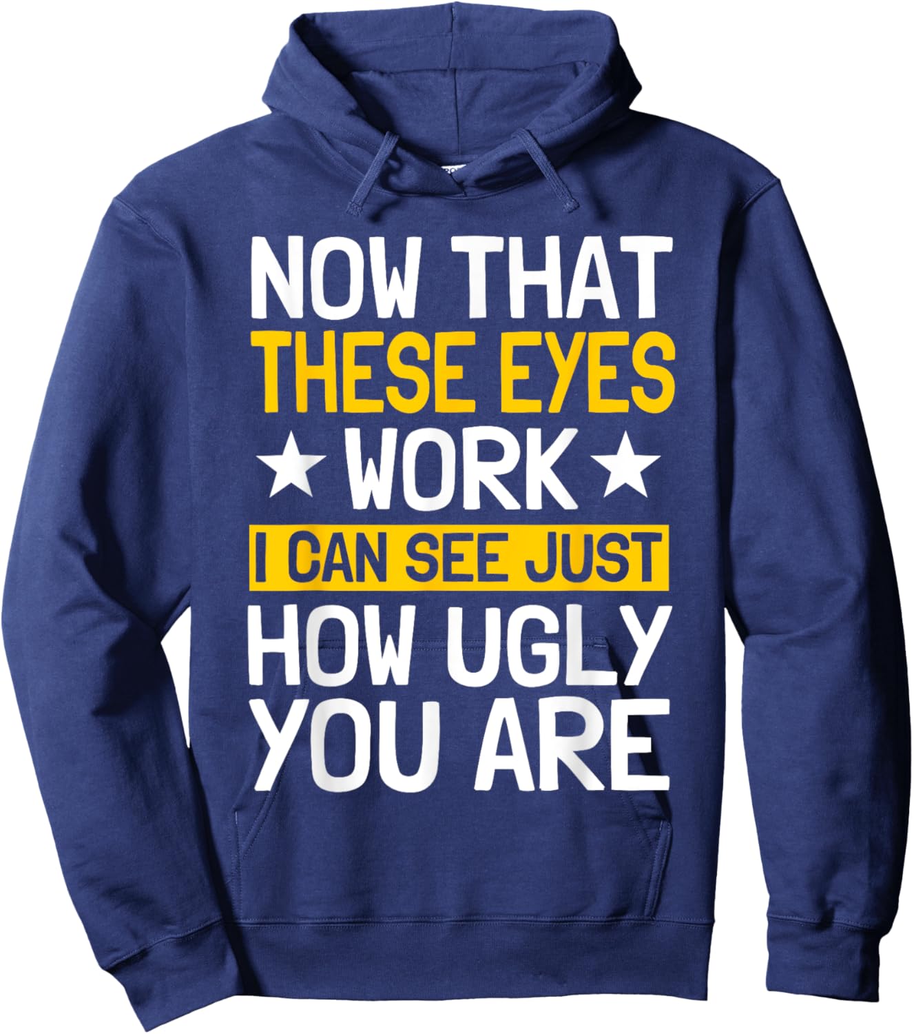 Eye Surgery Doctor Strong Patient Survivor Ophthalmologist Hoodie - Hoodie | Navy