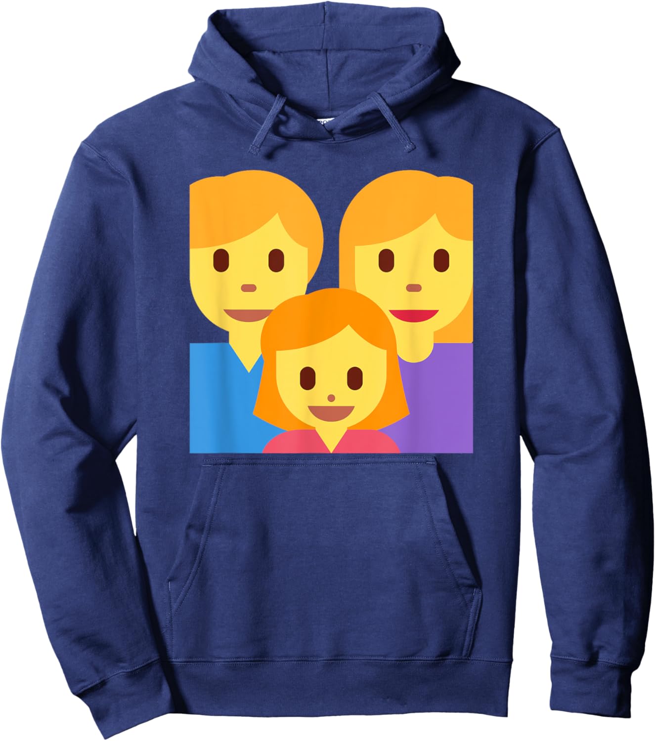 Family: Man, Woman, Girl Hoodie - Hoodie | Navy