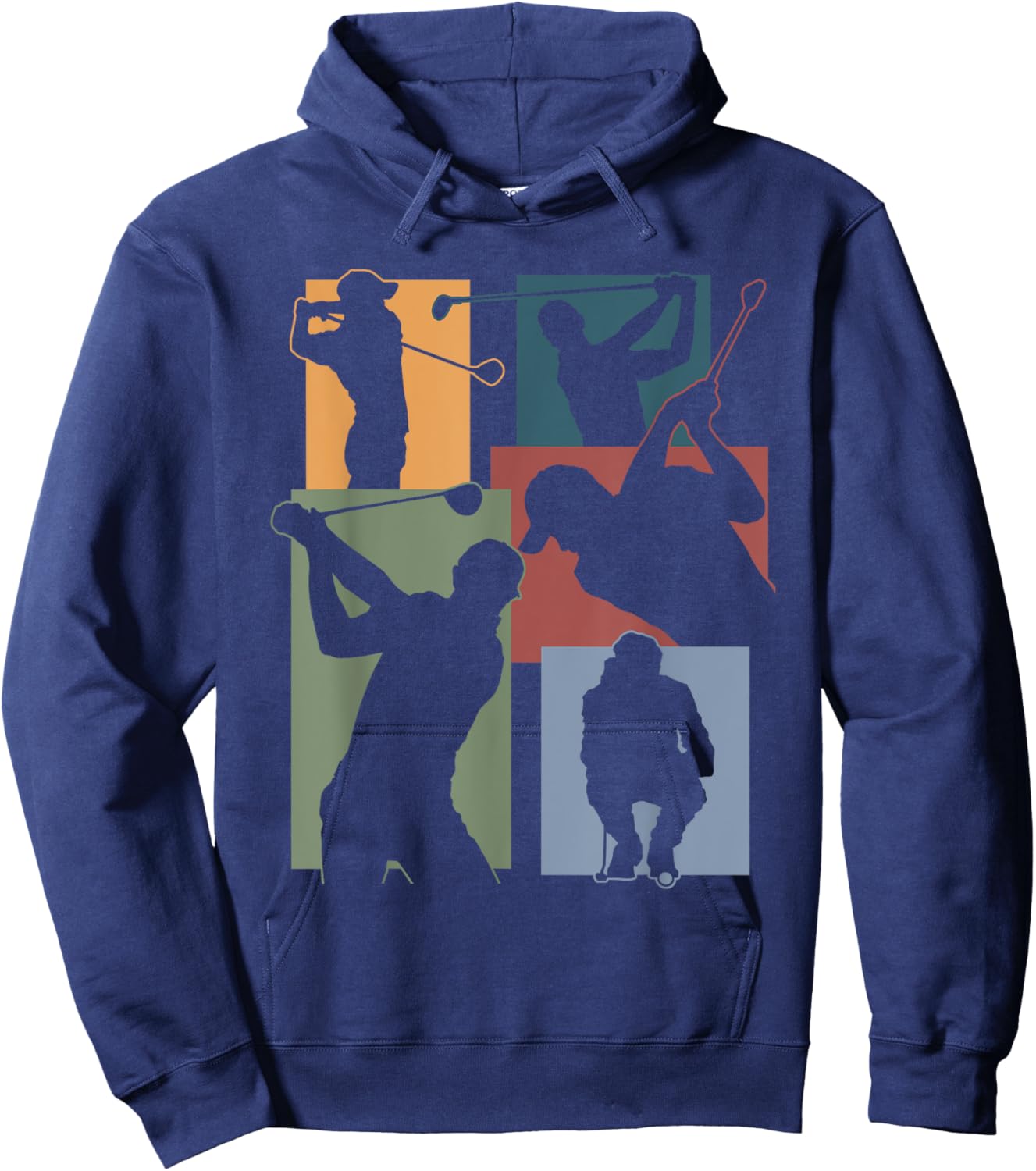 Funny Golf Player Cool Golfer Golfing Game Enthusiast Outfit Hoodie - Hoodie | Navy