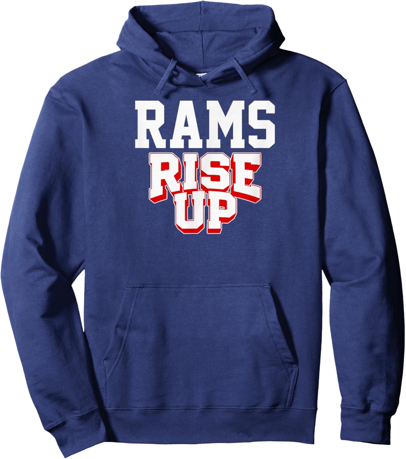 Rogers Rams Rise Up HS Hoodie - Hoodie | Navy