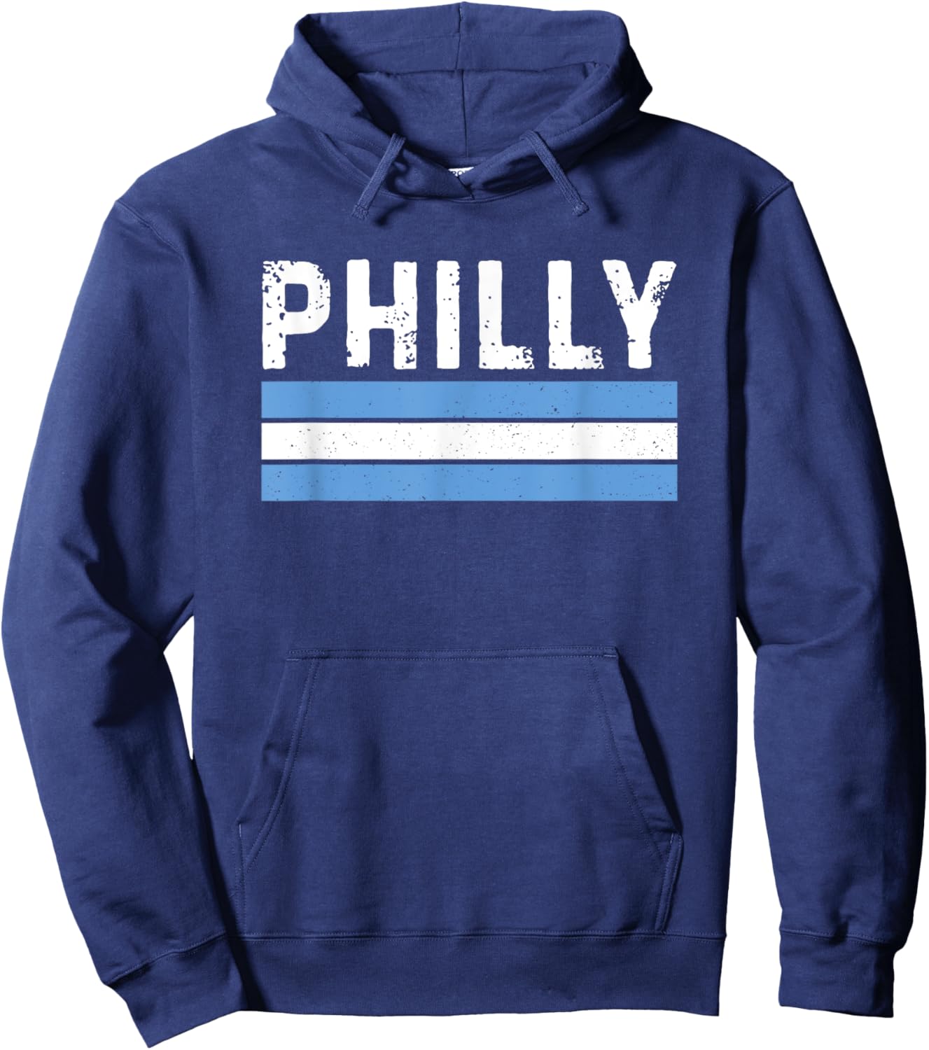 Philly Retro Vintage Philadelphia Pennsylvania Tourism Gift Hoodie - Hoodie | Navy