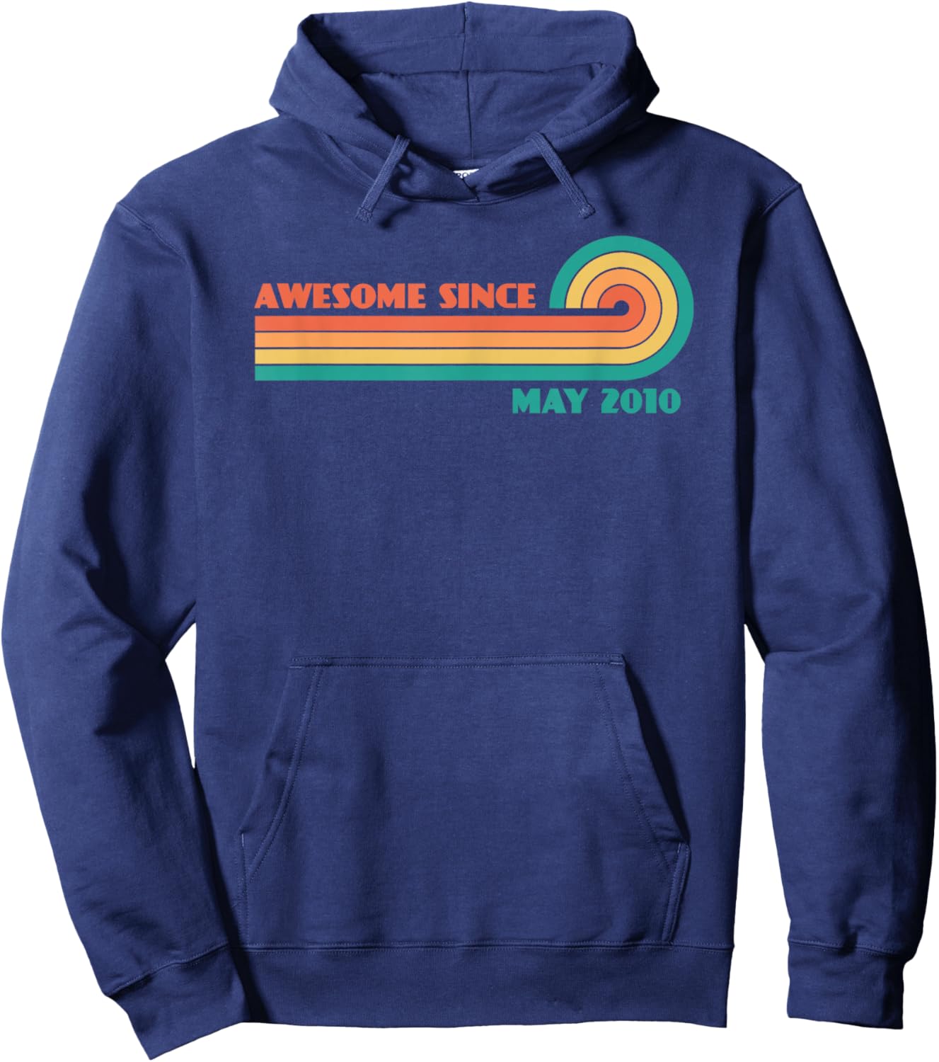 Awesome Since May 2010 Hoodie - Hoodie | Navy