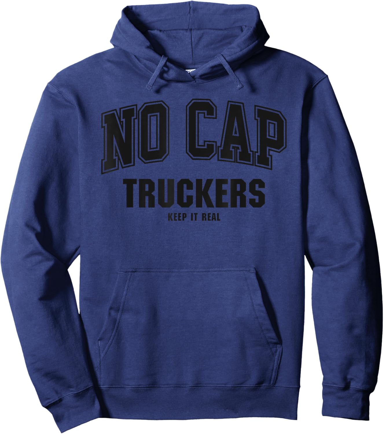 Churchland Truckers NO CAP Keepin' It Real Hoodie - Hoodie | Navy