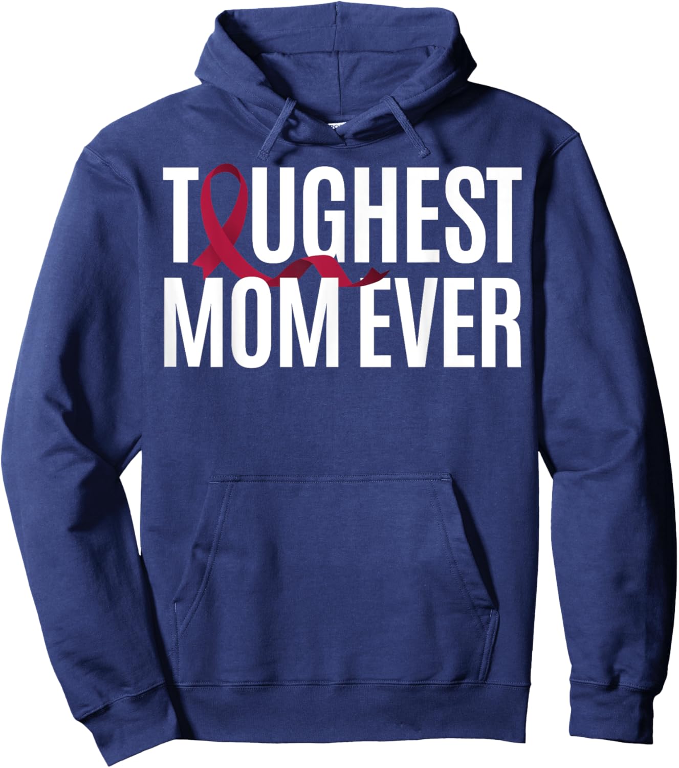 Toughest Mom Ever Sturge-Weber Syndrome Hoodie - Hoodie | Navy