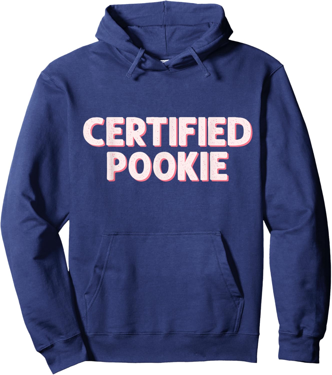 Funny Certified Pookie | Trendy Pookie Meme Pookie Hoodie - Hoodie | Navy
