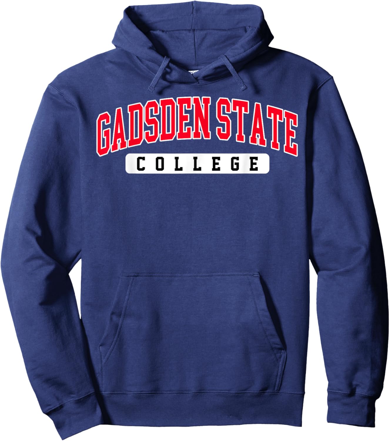 Gadsden State Community College Arch Vintage Sports Design Hoodie - Hoodie | Navy