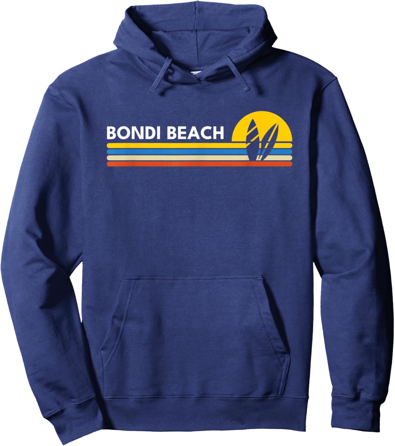 Bondi Beach Australia Vintage Retro Souvenirs Hoodie - Hoodie | Navy