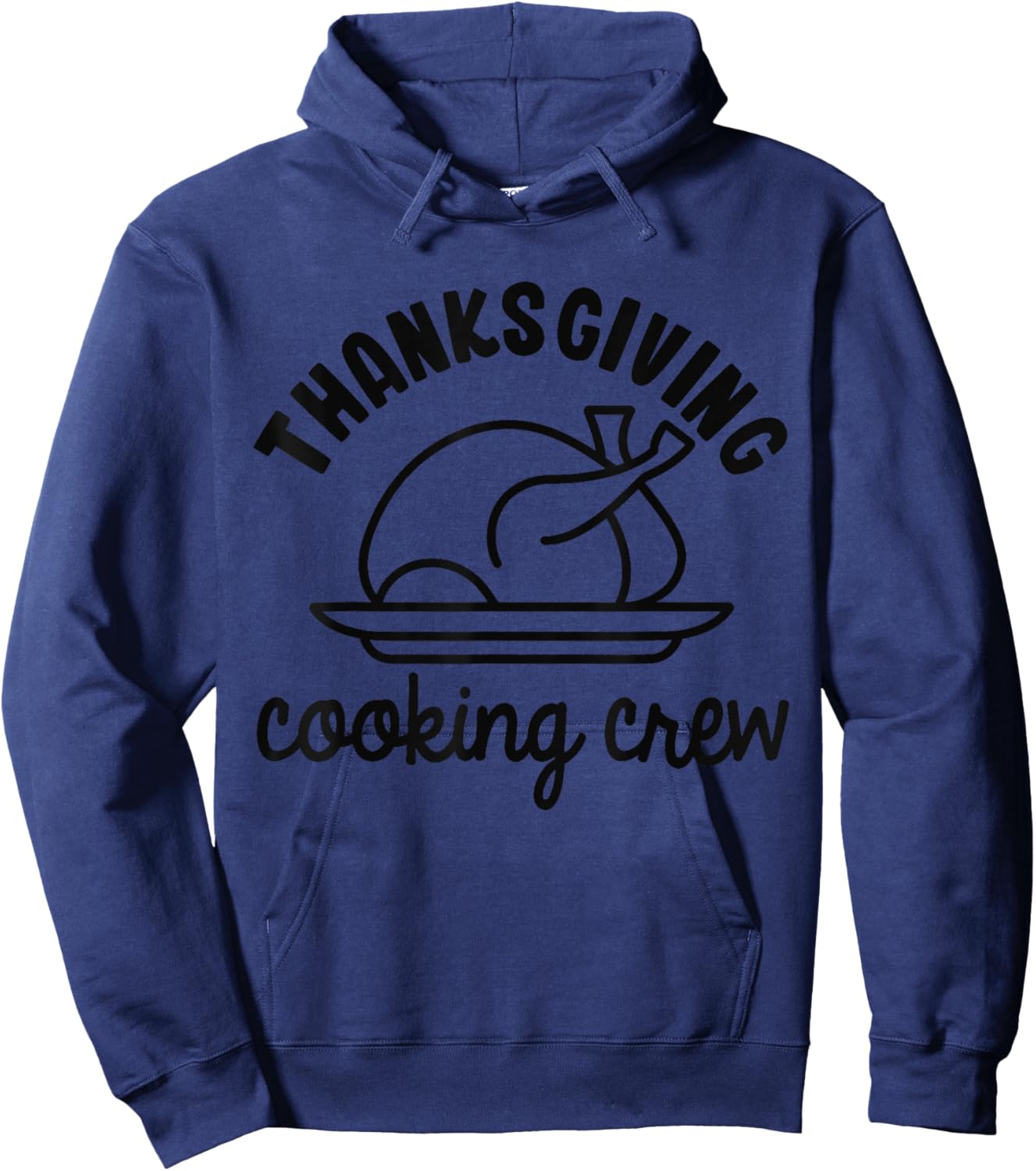 Thanksgiving Cooking Crew Squad Matching Family Dinner Hoodie - Hoodie | Navy
