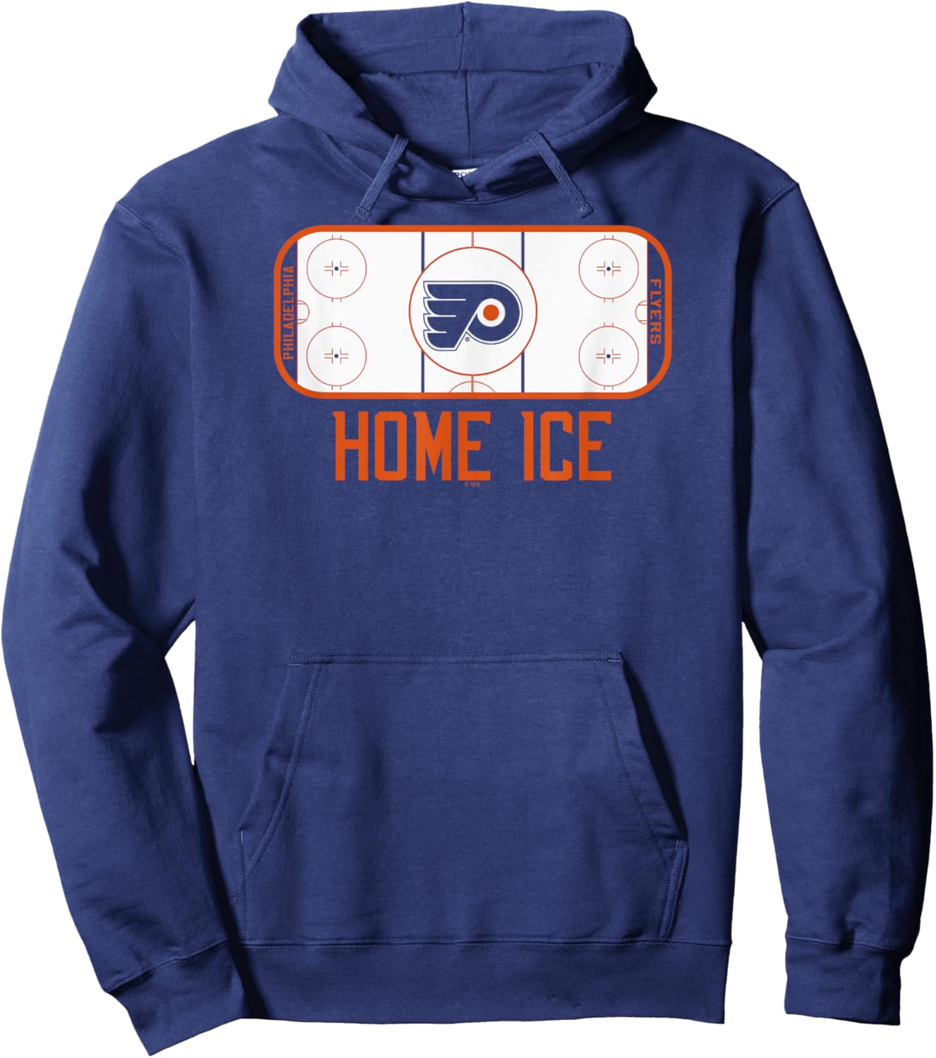 Philadelphia Flyers Home Ice Black Officially Licensed Hoodie - Hoodie | Navy
