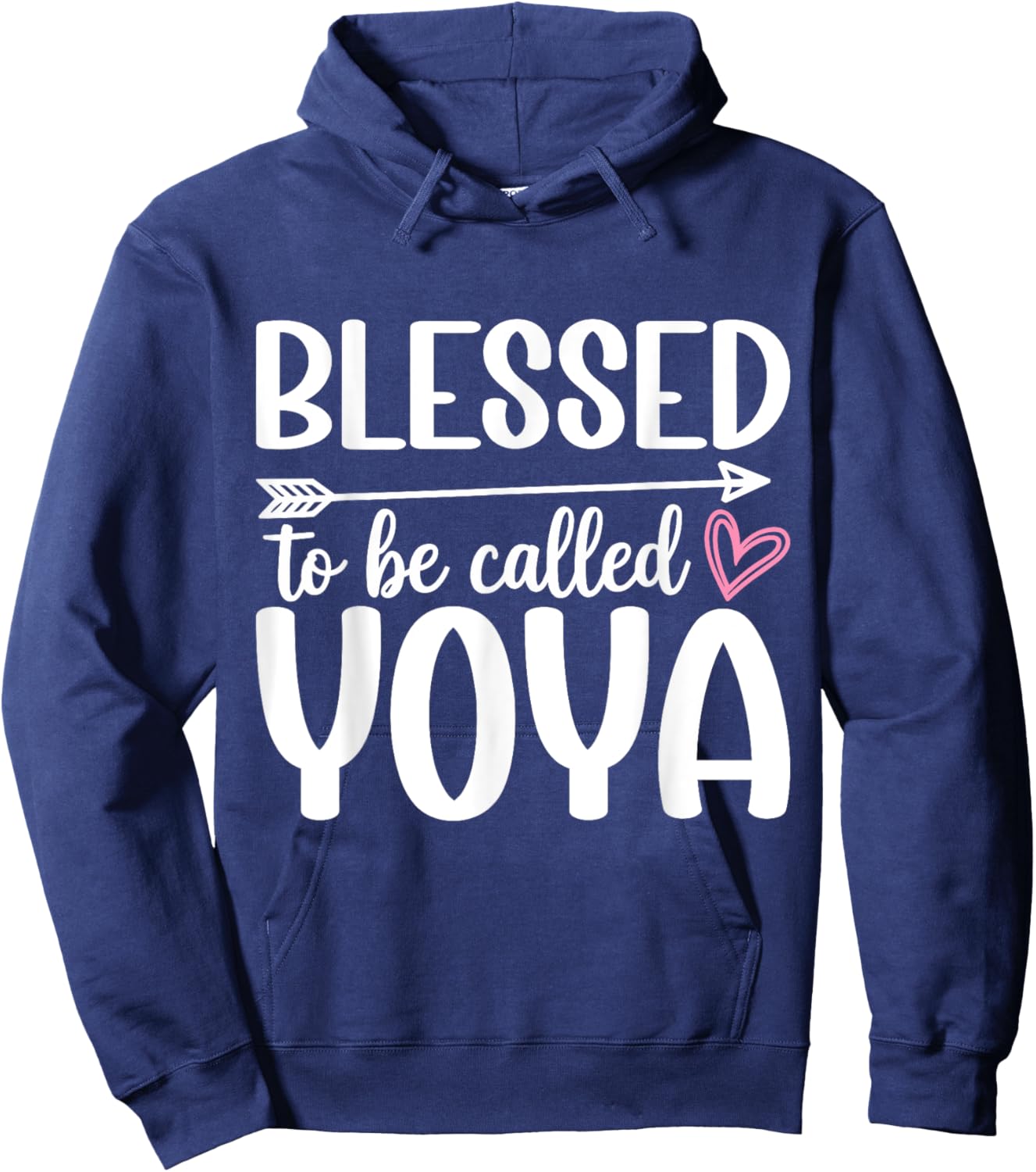 Blessed to Be Called Yoya Mother's Day Hoodie - Hoodie | Navy