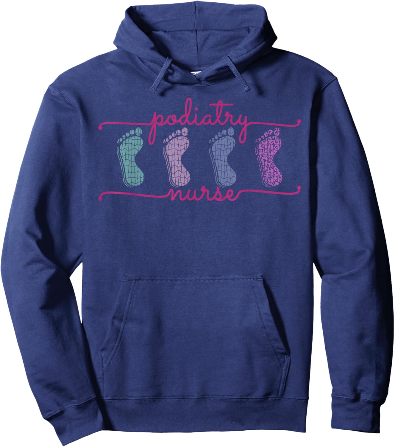 Podiatry Nurse Staff Crews Medical Assistant Podiatrist Hoodie - Hoodie | Navy