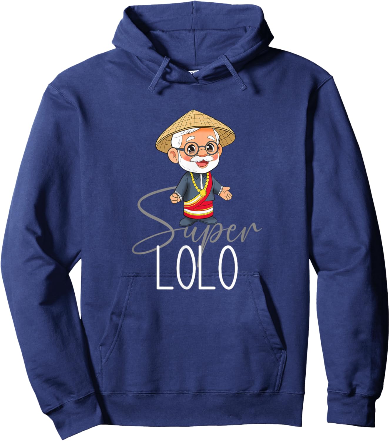 Philippines Pilipinas Filipino Grandpa Lolo Grandfather Hoodie - Hoodie | Navy